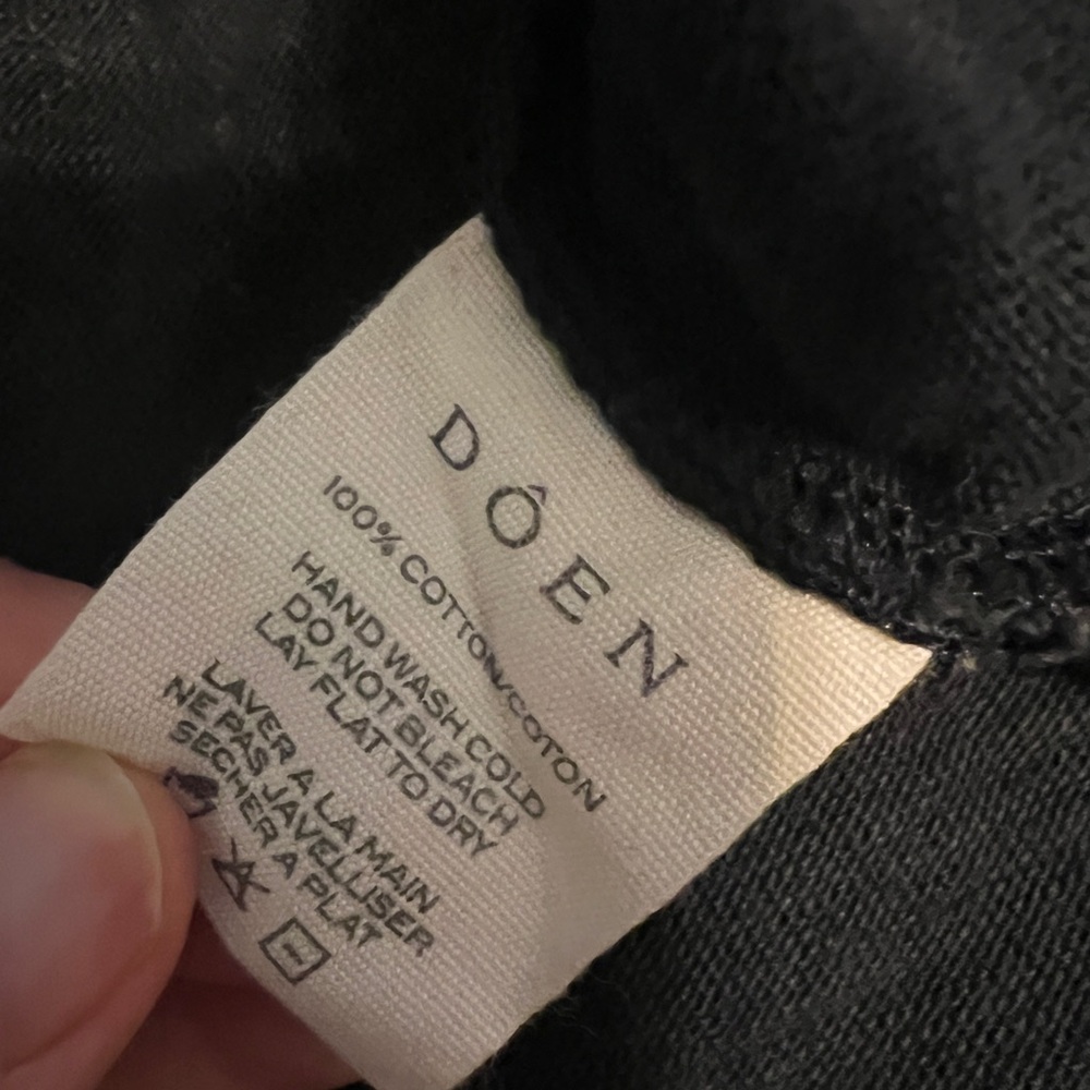 Doen Black and Cream Long Sleeve Top - Picture 4 of 4